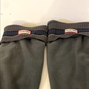 Hunter Gray Fleece Boot Liners
